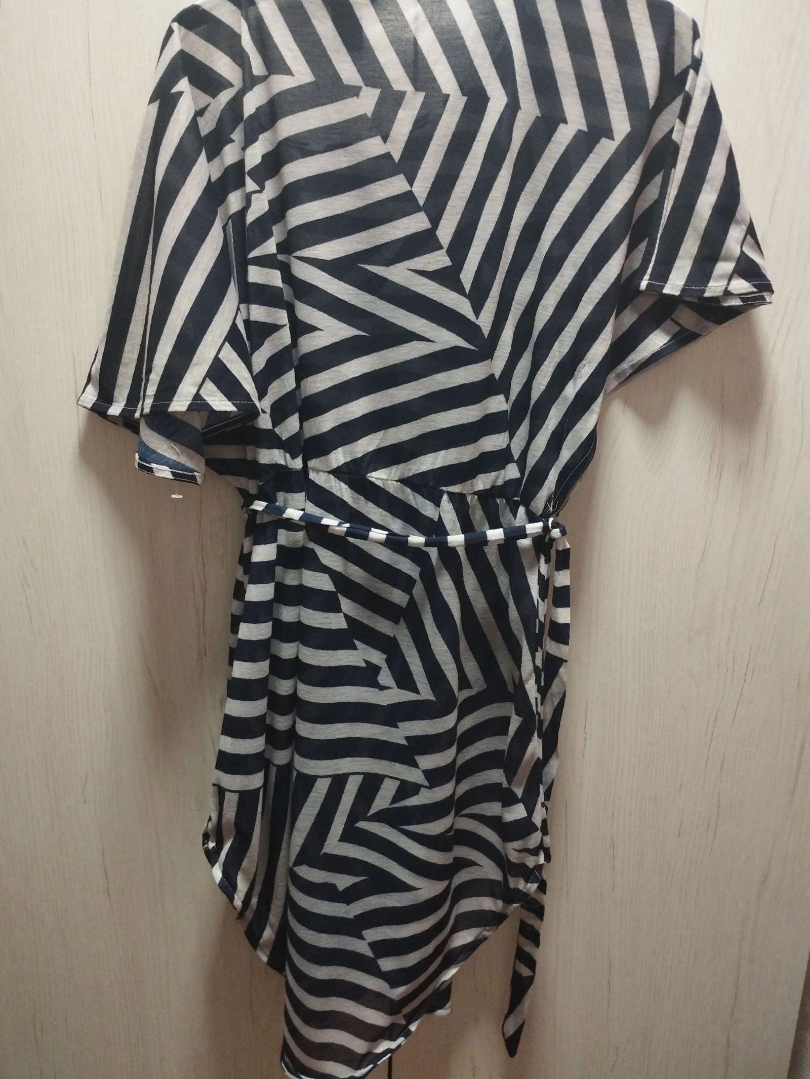 H&M Geometric Stripe Beach Dress Size S – photo 8